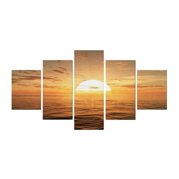 Nature Poster Wall Art Posters Landscape Sunrise At Sea Canvas Prints For Living Room Bedroom Decor