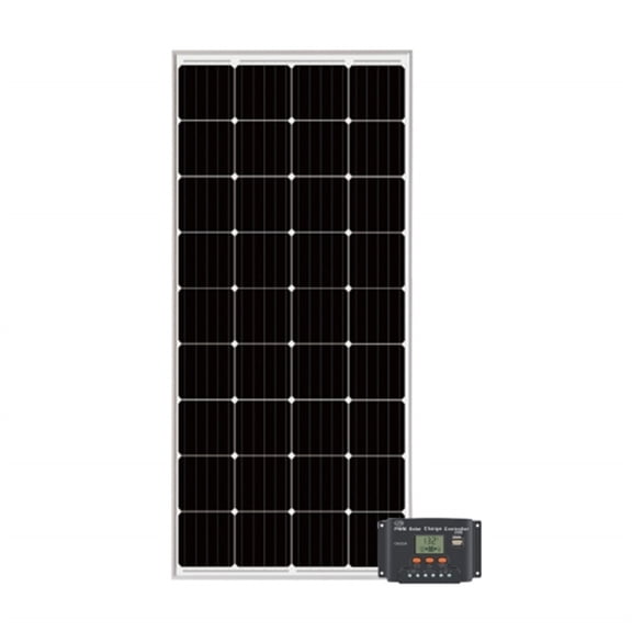 200 Watt Crystalline Solar Panel with 12 Volt Charge Controller