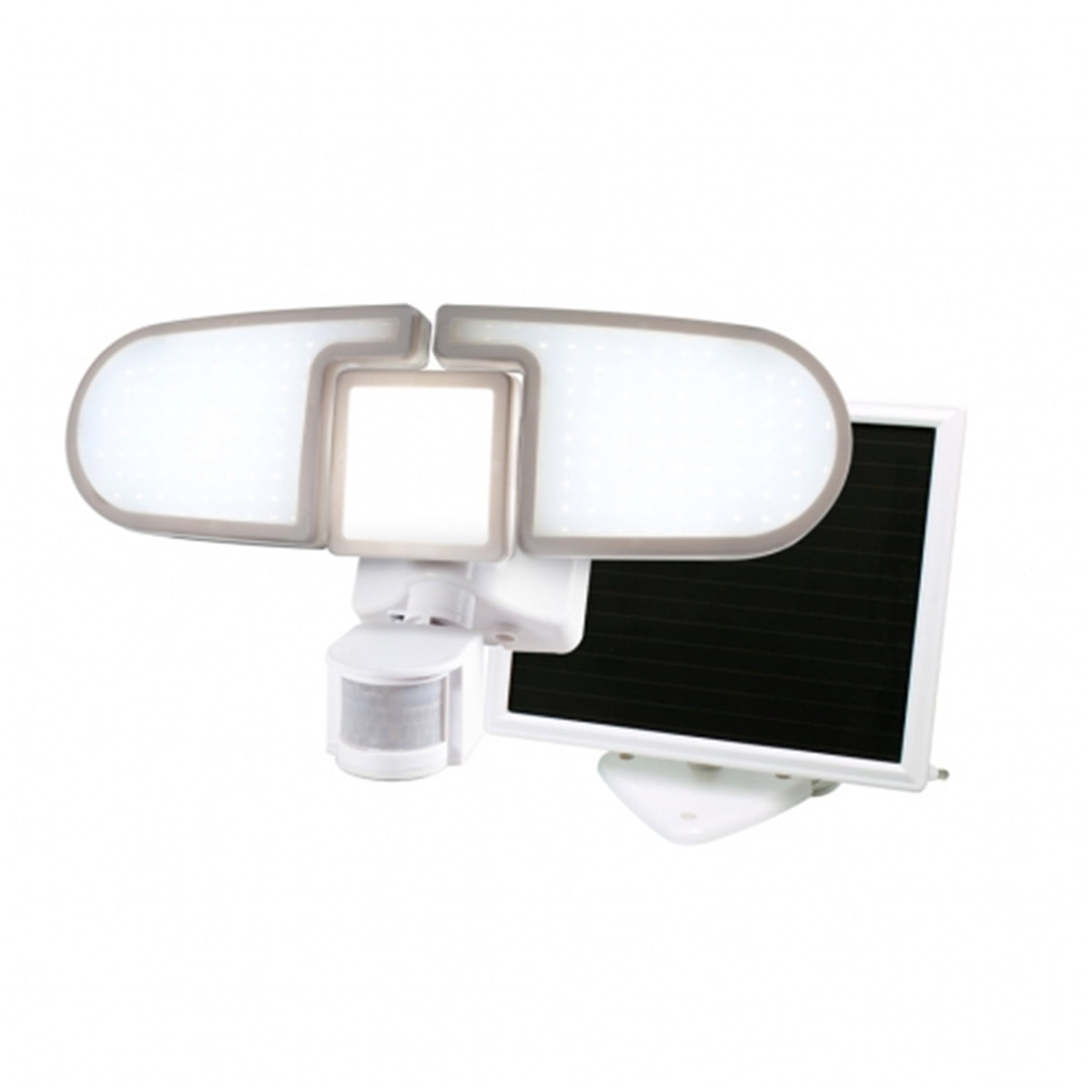 White Triple Head LED Outdoor Motion Security Light