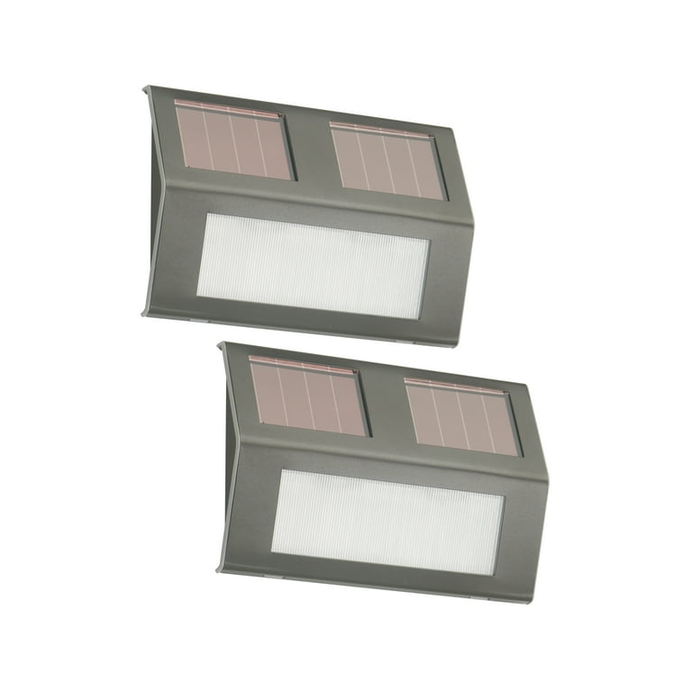 Bronze Solar-Powered Step Lights (2-Pack) Bronze Solar-Powered Step Lights (2-Pack)