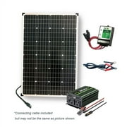 Nature Power 53110 110 Watt Complete Solar Power Kit 1 x 110W Solar Panel, 300W Power Inverter, 11Amp CC