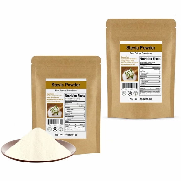 2020 Stevia Extract Powder Natural Sweetener Zero Calorie Sugar Substitute 32oz