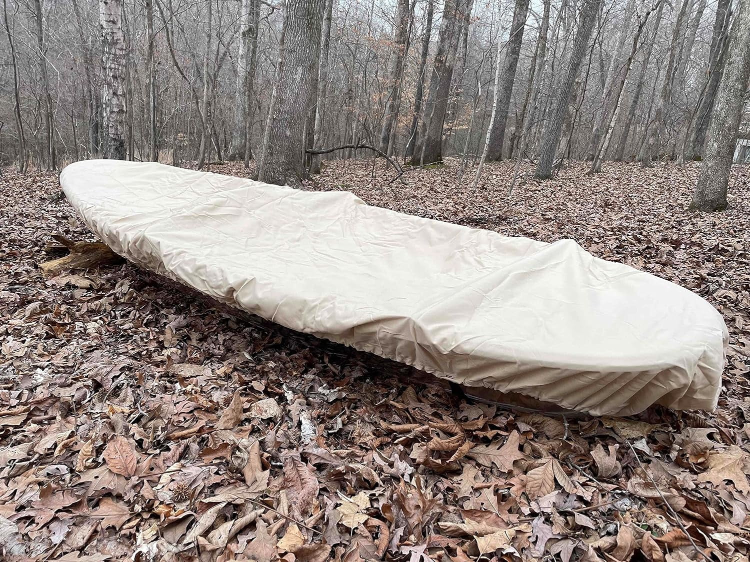 Nature Proof 14' 15' Canoe/Kayak Cover for Outdoor Storage, fits 14' to
