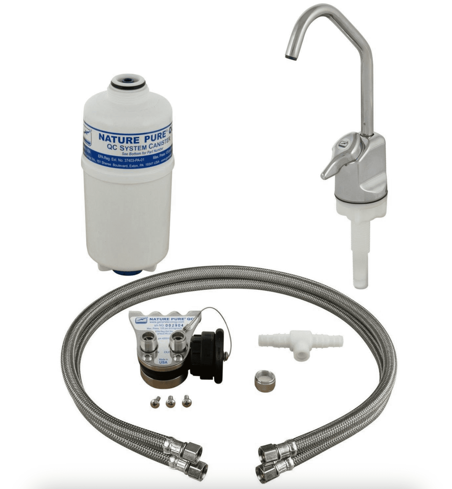 Nature Pure QC2 Quick Change Drinking Water Purification System for RV / Marine