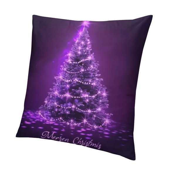 Nature Purple Sparkle - Throw Pillow Cover Case Size One Sided Print