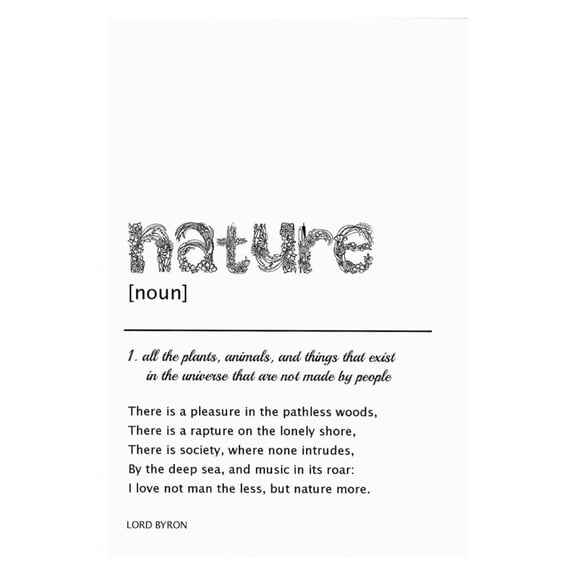 Nature Quote Canvas Print Forest Poster Outdoor Lover Wall Art poster Christmas Gift For Living Room Bedroom Office School Artwork Wall Decor poster