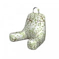 thumbnail image 1 of Nature Reading Pillow Cover, Simplistic Tree Illustration Leaves on Branch Pattern Plain Background, Unstuffed Printed Bed Rest Case from Soft Fabric, Small, Lime Green and Fawn, by Ambesonne, 1 of 3