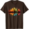 thumbnail image 1 of Nature Reflection Forest Trees Outdoor Wildlife Autumn Unisex T-Shirt for Men Women Kids Toddler,Dark Chocolate Color,Size XL, 1 of 5
