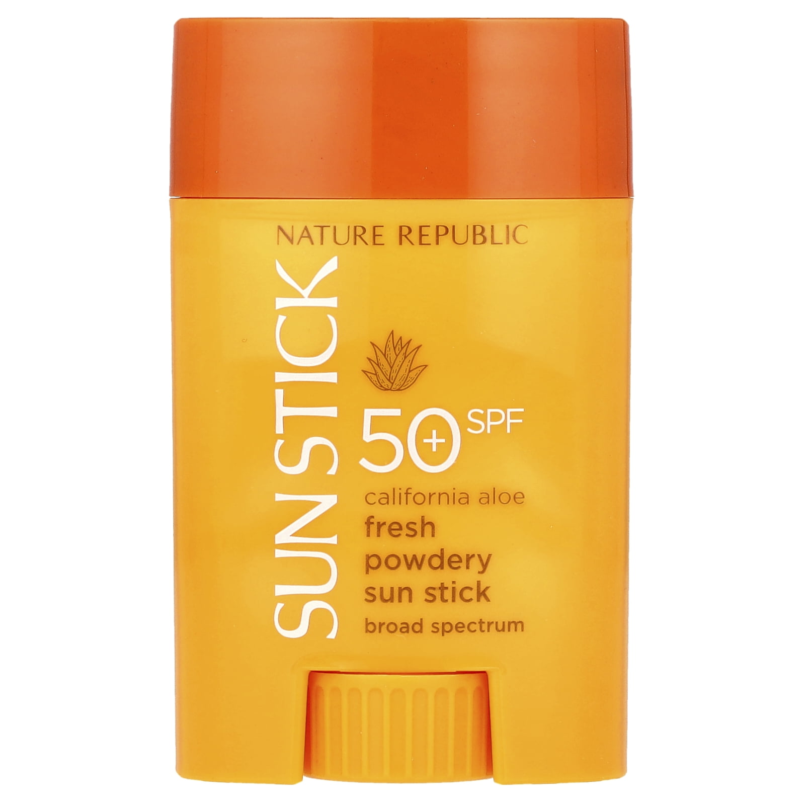 Nature Republic California Aloe Fresh Powdery Sun Stick, SPF 50+, 0.71 oz (21 g)