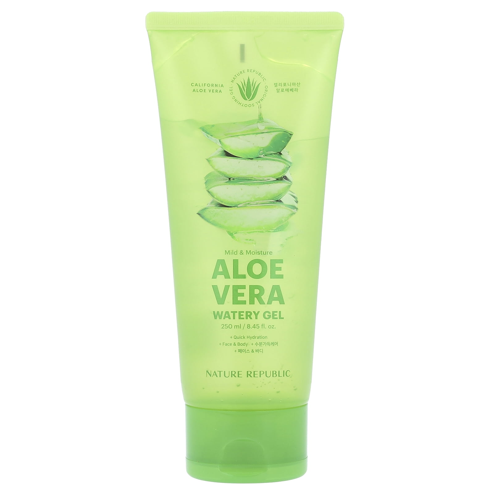 Nature Republic Mild & Moisture Aloe Vera Watery Gel, 8.45