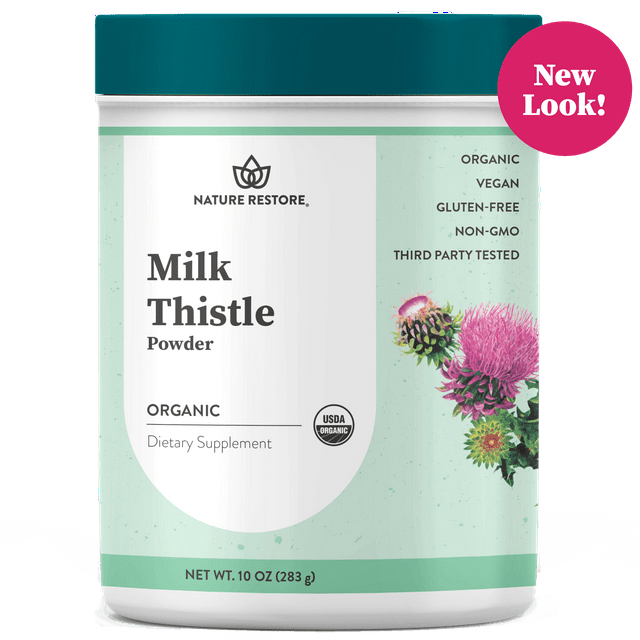 Nature Restore Organic Milk Thistle Seed Powder, 10 Ounces