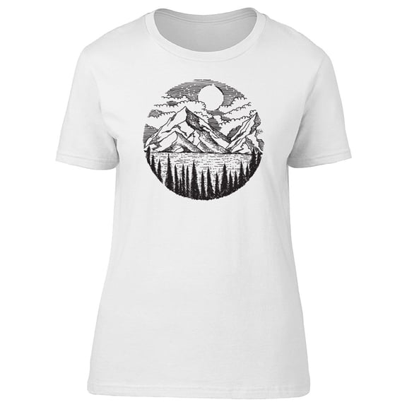 Nature Round Frame T-Shirt Men -Image by Shutterstock, Male Large