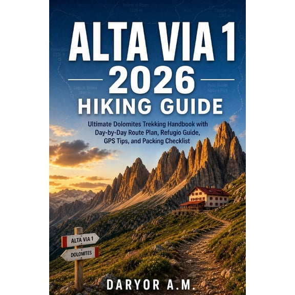 Nature Routes Travel Alta Via 1 2026 Hiking Guide: Ultimate Dolomites Trekking Handbook with Day-by-Day Route Plan, Refugio Guide, GPS Tips, , Book 11, (Paperback)
