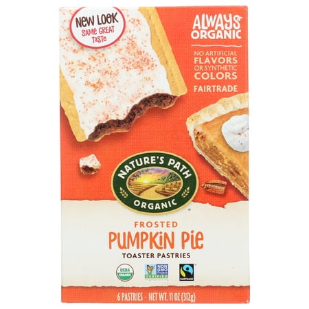 Nature'S Path Pumpkin Pie Frosted Toaster Pastries, 6 Bars