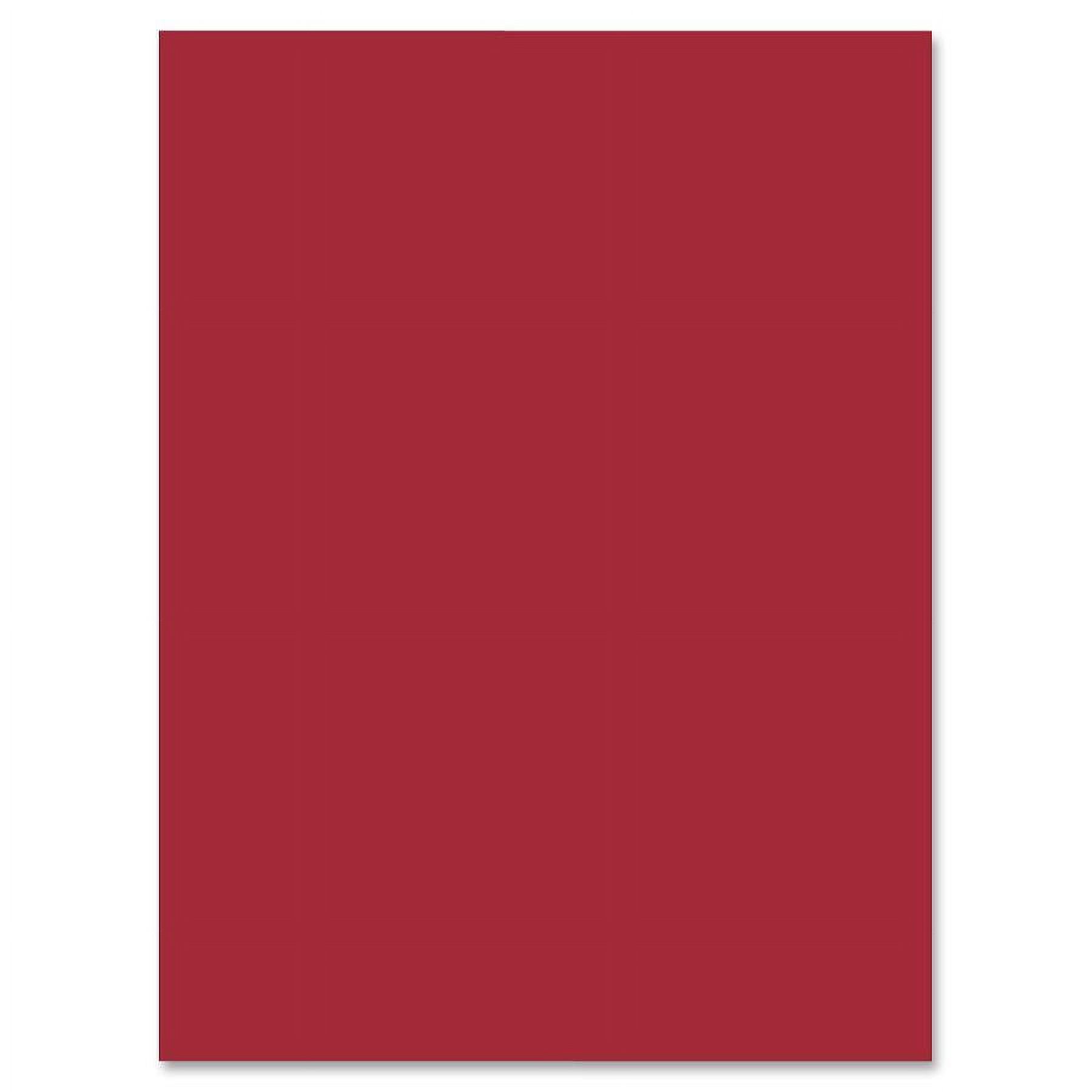 Nature Saver, NAT22327, 100% Recycled Construction Paper, 50 / Pack, Holiday Red - image 1 of 2