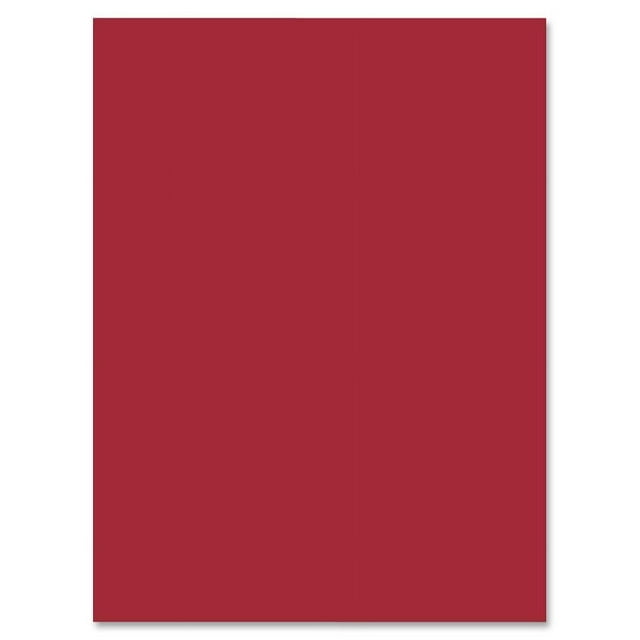 Nature Saver, NAT22327, 100% Recycled Construction Paper, 50 / Pack, Holiday Red