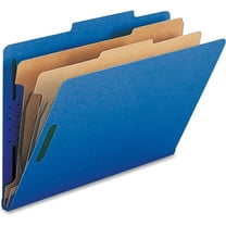 Nature Saver, NATSP17228, 2-divider Legal Classifciation Folders, 10 / Box, Dark Blue