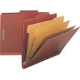 thumbnail image 1 of Nature Saver, NAT01052, Kraft Divider Recycled Classification Folders, 10 / Box, Red, 1 of 2
