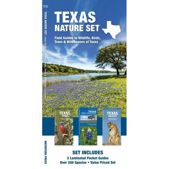 Nature Observation North America Texas Nature Set: Field Guides to Wildlife, Birds, Trees & Wildflowers of Texas, (Paperback)