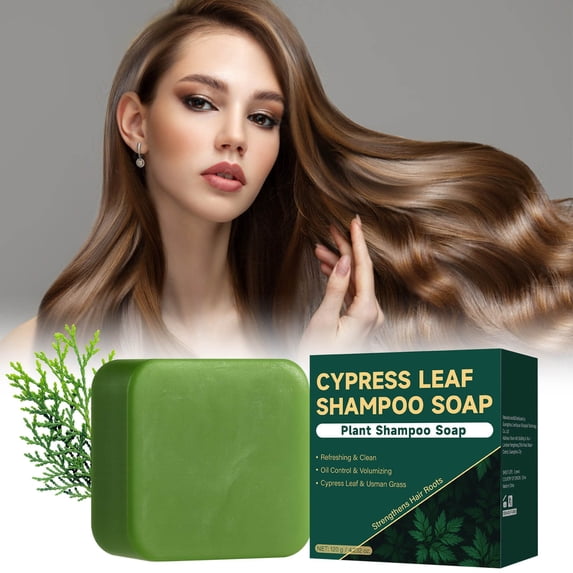 Nature Shampoo Bar Nature Green Soap Shampoo Usman Grass Shampoo Bar Calming Strengthens Hair For Women And Mens 120g