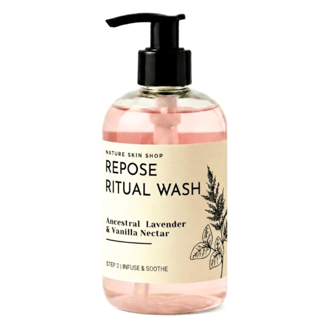 Nature Skin Shop Sleep Time Shower Gel Calming Nighttime Body Wash Sulfate Free 16 oz