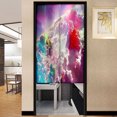 Nature Sky Clouds Printing Door Curtain Traditional Chinese Panel ...