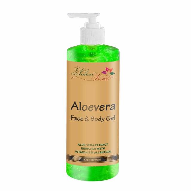 Nature Sorbet Aloevera Face & Body Gel Aloe Vera Extract Enriched