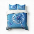 thumbnail image 1 of Nature Spring Summer Dandelion Blue Sky Bedding Set 3 Pcs Soft Microfiber Quilt Cover For Bedroom Decor, Comforter Cover With 2 Pillowcase, 1 of 5