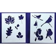 thumbnail image 1 of Nature Stencils - Birds and Leaves 14 Mil Mylar, 1 of 2