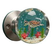 Nature Themed Flower Door Knob Retro Styles Round Bedroom Decoration Handcraft Artistics Door Handle Home Renovations