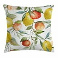 thumbnail image 1 of Nature Throw Pillow Cushion Cover, Lemon and Orange Clementine Tree Branches Fruit Yummy Winter Season Vitamin Design, Decorative Square Accent Pillow Case, 16 X 16 Inches, Multicolor, by Ambesonne, 1 of 2