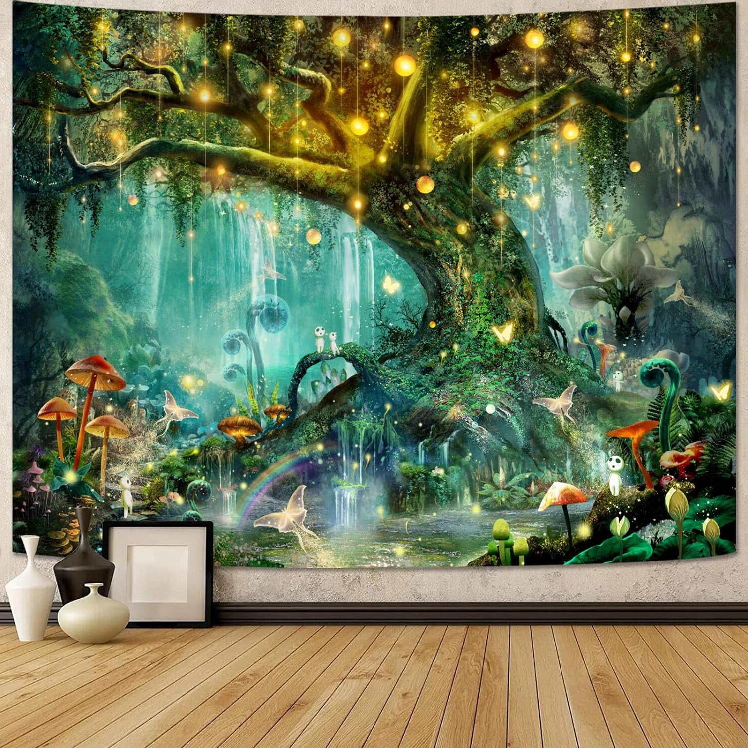 Nature Tree Tapestry Mystical Forest Tapestry for Bedroom Aesthetic ...