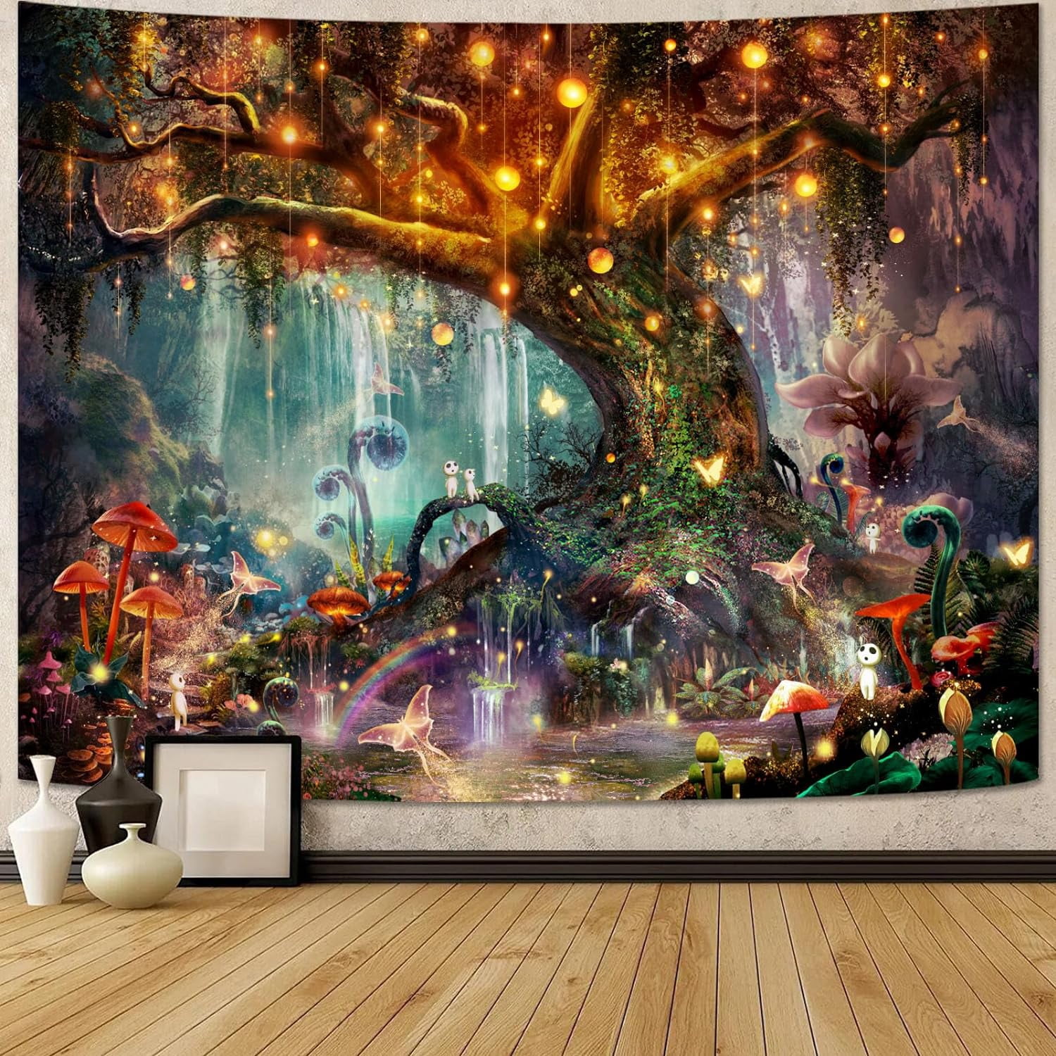 Nature Tree Tapestry Mystical Forest Tapestry for Bedroom Aesthetic ...