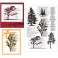 thumbnail image 1 of Nature Trees Clear Stamps Word Background Stamp Silicone Clear Stamp Seals Plant Silicone Stamps for DIY Scrapbooking Photo Album Decorative Cards Making 4.33×6.3 Inch DIY, 1 of 7