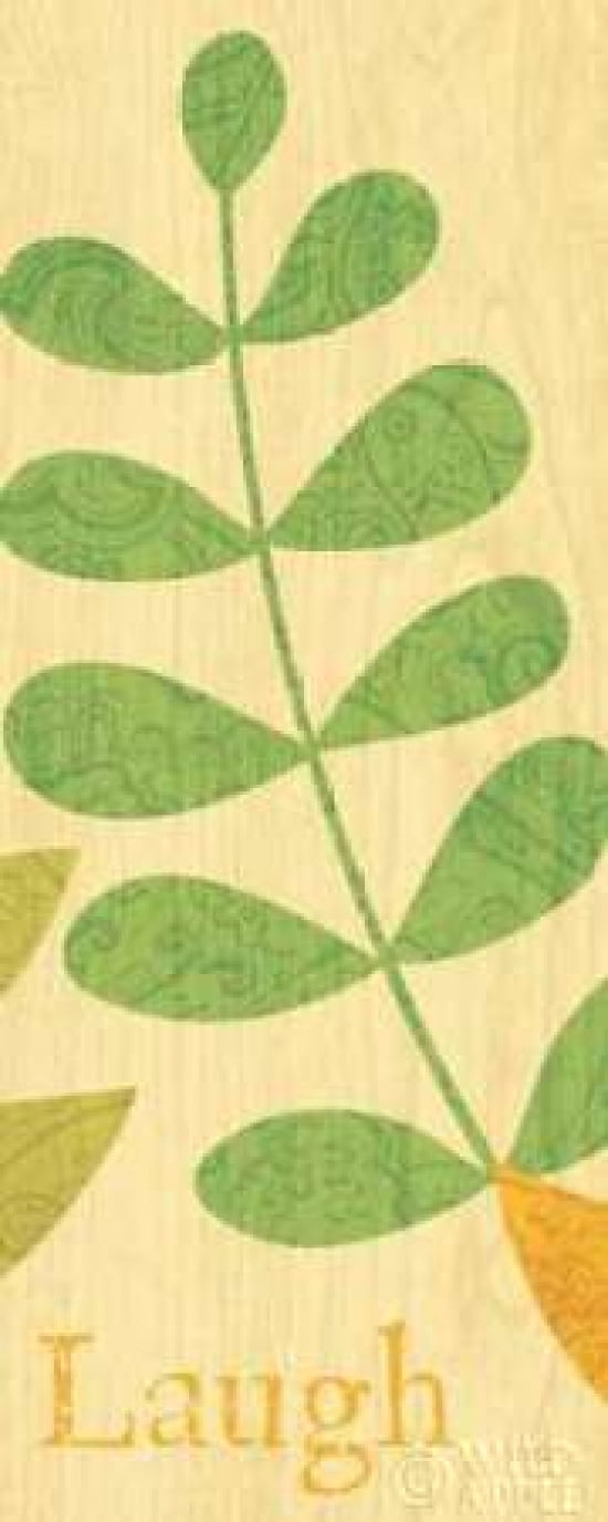 Nature Trio - Laugh Canvas Art - Veronique Charron (10 x 20)