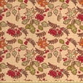thumbnail image 1 of Ambesonne Nature Fabric by the Yard Upholstery, Berries Autumn Leaves, 5 Yards, Multicolor, 1 of 4