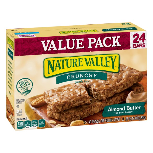Nature Valley Almond Butter Granola Bars, 17.88 oz
