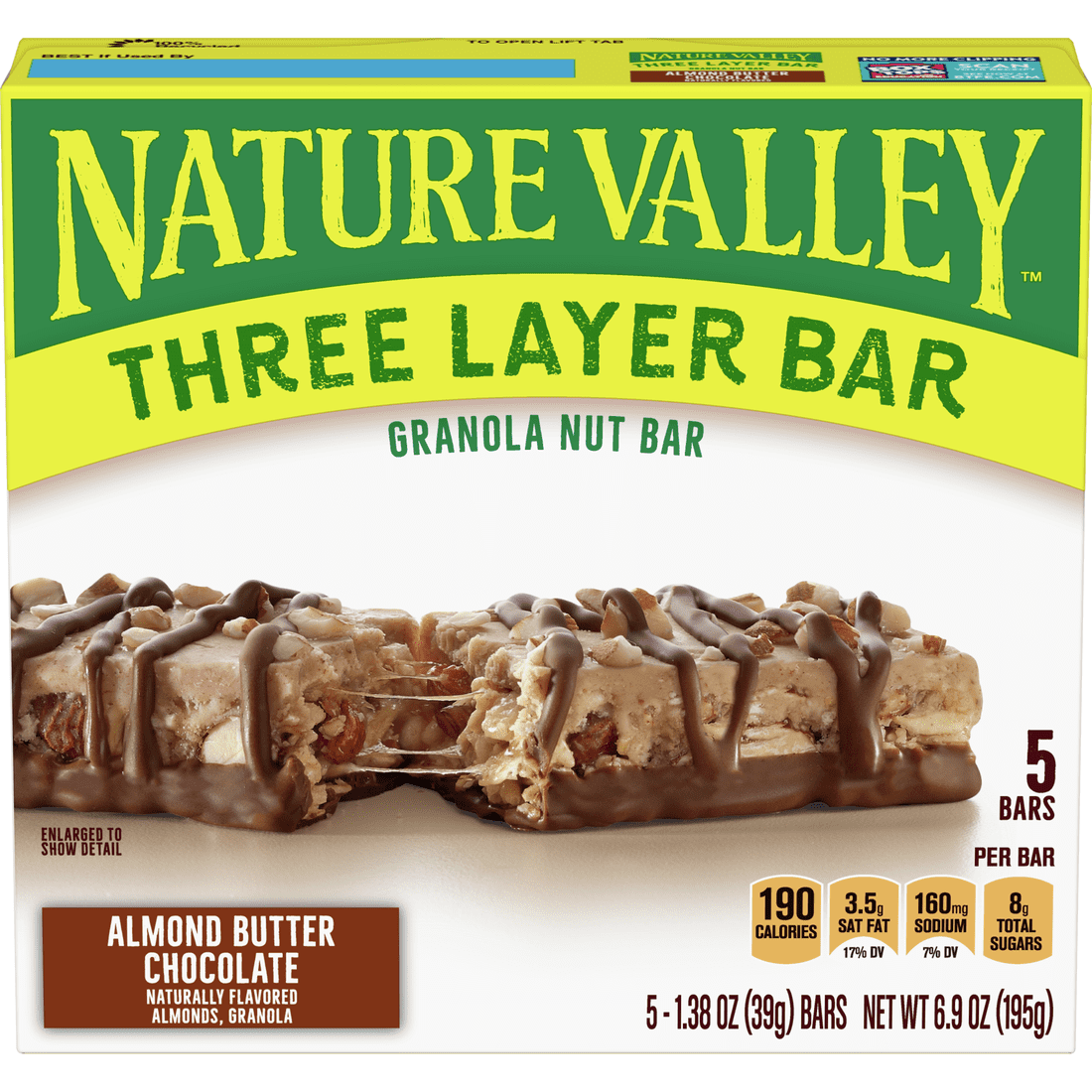 Nature Valley Almond Butter Layered Granola Nut Bars, 6.9 oz