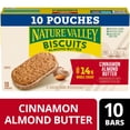 thumbnail image 1 of Nature Valley Biscuit Sandwiches, Cinnamon Almond Butter, 10 Bars, 13.5 oz, 1 of 15