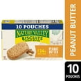 thumbnail image 1 of Nature Valley Biscuit Sandwiches, Peanut Butter, Snack Bars, 10 Bars, 13.5 oz, 1 of 11