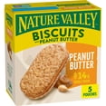 thumbnail image 1 of Nature Valley Biscuit Sandwiches, Peanut Butter Snack, 5 ct, 6.75 OZ, 1 of 15