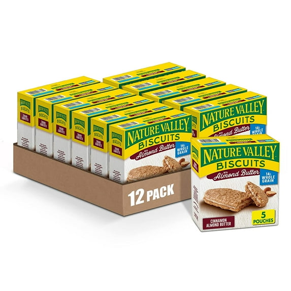 Biscuit Sandwiches, Almond Butter, 5 ct, 6.75 OZ (Pack of 12)