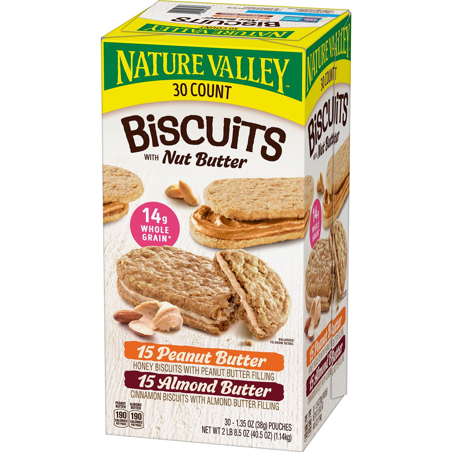 Nature Valley Biscuit Sanwich, Variety Pack (30 ct.)