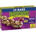 thumbnail image 1 of Nature Valley Chewy Fruit RRF12 and Nut Granola Bars, Trail Mix, 15 Bars, 18 OZ, 1 of 3