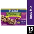 Nature Valley Chewy Fruit and Nut Granola Bars, Trail Mix, 15 Bars, 18