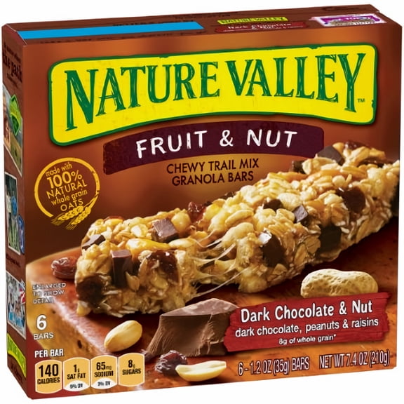 Nature Valley Chewy Granola Bar Trail Mix (Pack of 18)