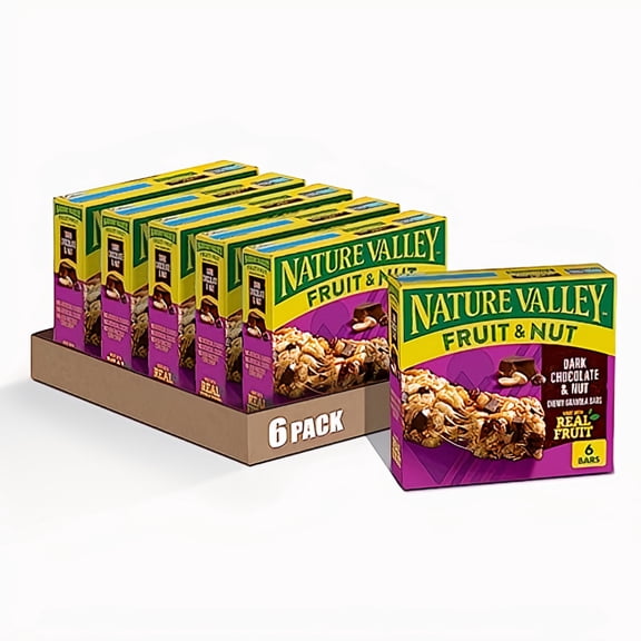 Nature Valley Chewy Granola Bar Trail Mix (Pack of 6)