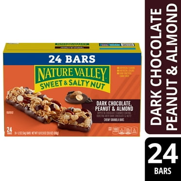 Nature Valley Chewy Granola Bars, Dark Chocolate Peanut Almond, 24 Bars, 28.8 oz
