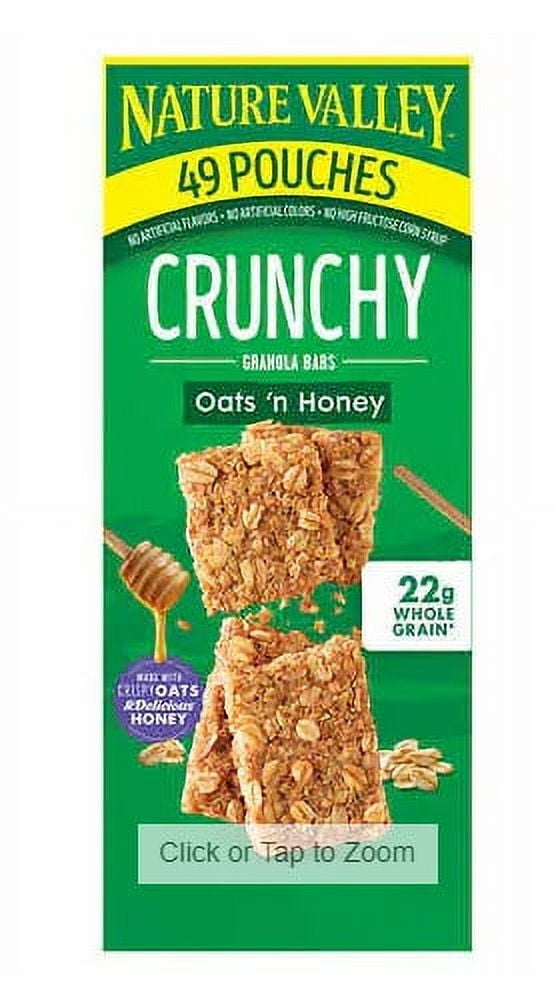 Nature Valley Crunchy Granola Bar, Oats 'n Honey, 1.49 oz, 49-count