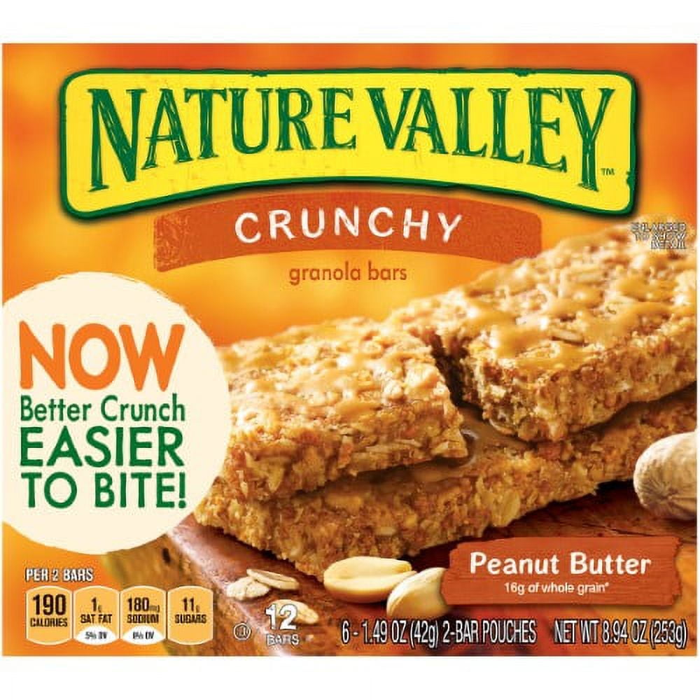 Nature Valley Crunchy Granola Bar, Peanut Butter (Pack of 3)